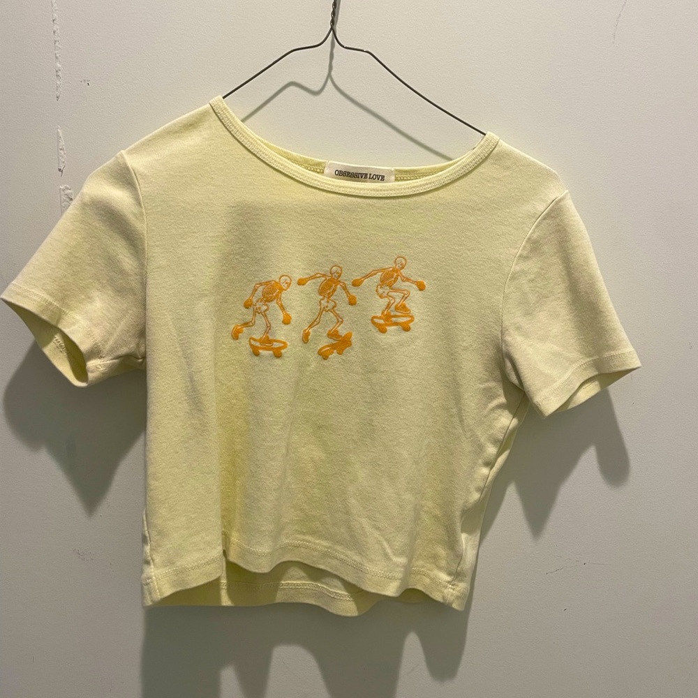 Women’s Graphic Tee Skate Shirt Size L